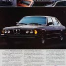1985 BMW 733i Original Advertisement Print Art Car Ad