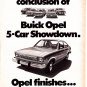 1977 Buick Opel 5 Car Showdown