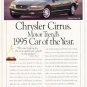 1995 CHRYSLER Cirrus Vintage Original Print AD