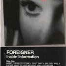 Foreigner ‎– Inside Information Cassette