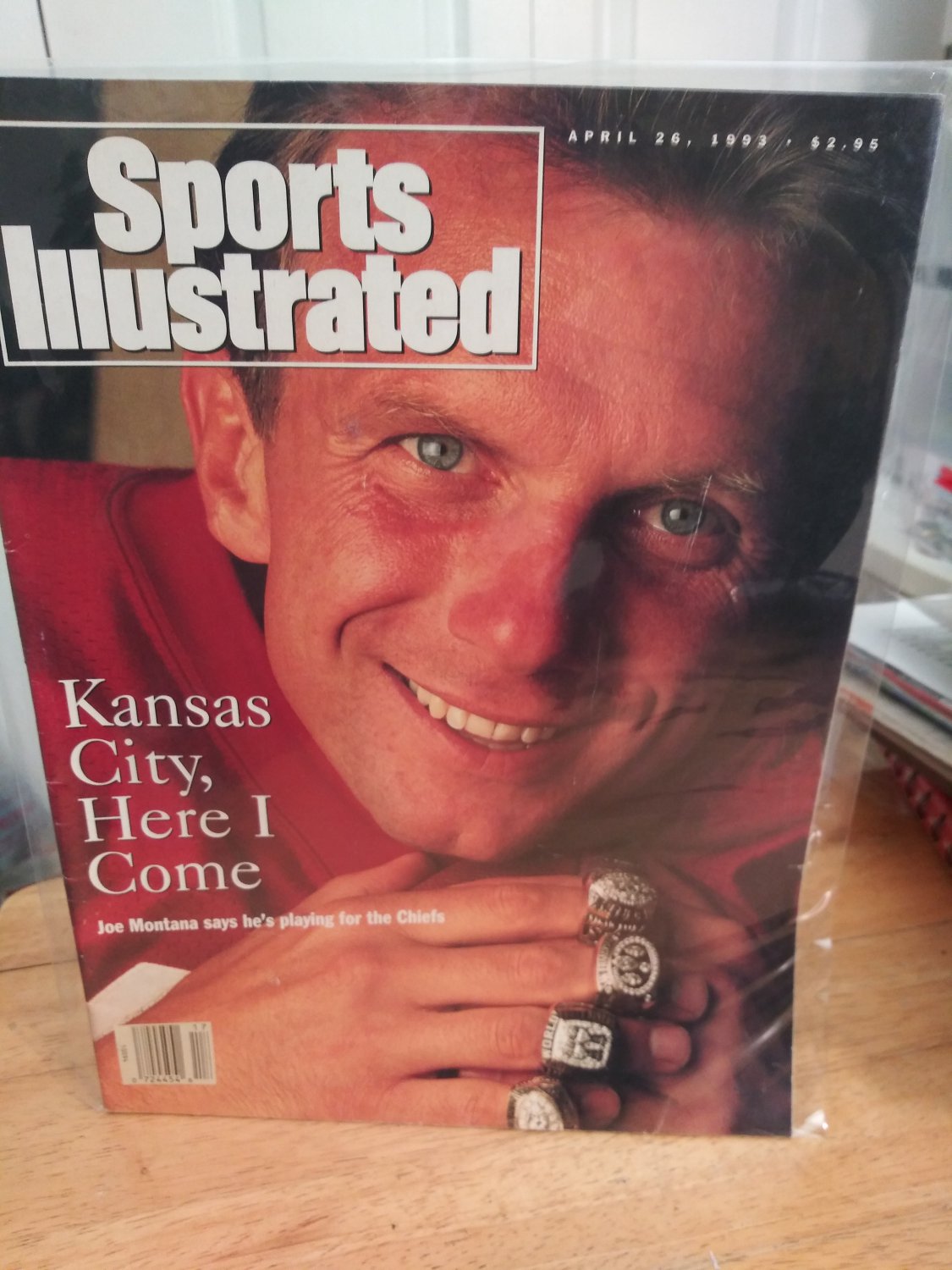 April 26, 1993 Joe Montana Kansas City Chiefs Sports Illustrated
