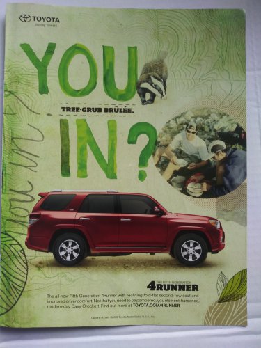 The Toyota 4Runner 'You In?' magazine advertisement ad