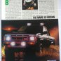 1987 Print Ad Nissan Hardbody SE Truck For the Badlands Vintage Advertisement