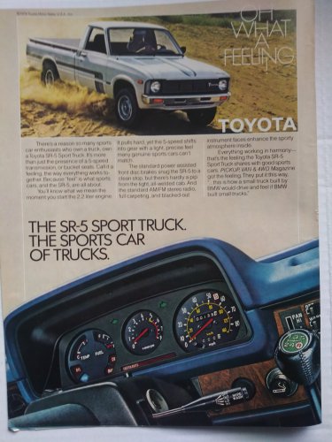 1980 Toyota Truck SR-5 Classic Advertisement Ad