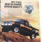 1988 Toyota Ad-Toyota 4x4 V6 Ad-8.5 x 10.5"-Get It All-Original Print Ad