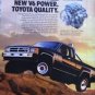 1988 Toyota Ad-Toyota 4x4 V6 Ad-8.5 x 10.5"-Get It All-Original Print Advertisement