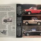 1986 Mazda B2000 Pickup Trucks Base SE-5 & LX vintage print Advertisement