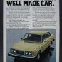 1978 Volvo 244 GL Sedan vintage print Advertisement