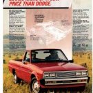 1984 Dodge Ram 50 Truck Pick Up Original Magazine Ad
