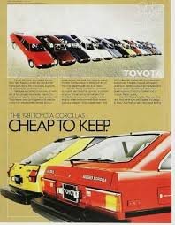 1981 Toyota Corolla and Tercel - Original Advertisement Print Car Ad