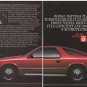 Vintage Magazine Print Advertisement: 1984 Red Dodge Daytona Turbo Z,