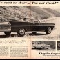 1961 Chrysler Newport 300 Convertible Poodle Dog Dart Valiant 2-Page Print Ad