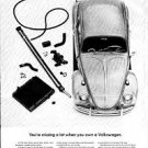 1965 VW Beetle-What's Missing On A Volkswagen Vintage Magazine Ad