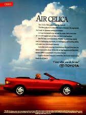 1991 Toyota Celica Convertible Original Advertisement