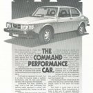 1977 SAAB 99 - command - Classic Vintage Magazine Advertisement