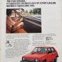 1980 Fiat Strada Vintage Magazine Print Advertisement