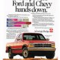 1992 DODGE DAKOTA LE CLUB CAB Vintage Magazine Advertisement