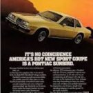 1977 Pontiac Sunbird Rally RTS Handling Package Vintage  Magazine Ad