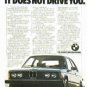 1977 BMW 320i Vintage Magazine Advertisement