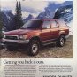 1990 Toyota 4Runner vintage magazine advertisement