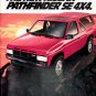 Vintage Original Print Ad 1986 Nissan Pathfinder SE 4x4