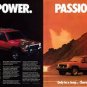 1987 Jeep Cherokee: Power, Passion Vintage Print Magazine Ad