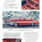 Vintage 1961 Oldsmobile Starfire Full page Color print magazine advertisement