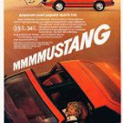 1981 Ford Mustang T-roof Classic Vintage Magazine Advertisement