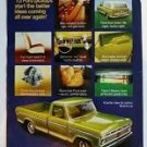 1973 Ford Pickup  vintage magazine advertisement