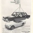 1966 Triumph Vintage PRINT AD 2000 4-Door Sedan Italian Body