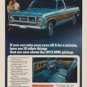 1973 GMC pickup vintage magazine advertisement