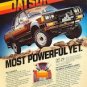 1981 Datsun King Cab Nissan 4x4 - Classic Truck Vintage Advertisement