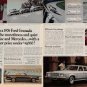 1976 Ford Granada-Cadillac + Mercedes Comparison-Original 2 Page Magazine Ad