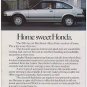 1983 Honda Accord Hatchback Ad - Home Sweet Honda vintage magazine advertisement