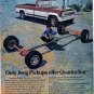 1974 Jeep Pickup Truck 4 Wheel Drive Vintage Original Magazine Ad