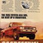 1985 Toyota 4x4 SR5 Truck Vintage Magazine Ad - Go Beat up a Mountain