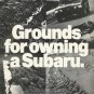 VINTAGE 1985 Subaru 'Grounds for Owning A Subaru'  Magazine Advertisement