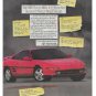 The 1993 Toyota MR2 Vintage Magazine Ad