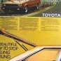 Vintage 1980 Toyota Corolla SR-5 Sport Coupe car print advertisement