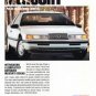 1989 Mercury Cougar  Classic Vintage Car Advertisement