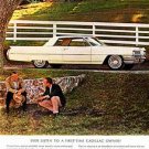 1964 Cadillac Coupe de Ville vintage magazine ad