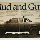 Magazine ad: 1988 Nissan Hardbody SE King Cab 4X4 Pickup Truck 2-Page