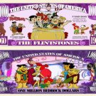 Flintstones Million Dollar Bill Fake Play Funny Money Novelty