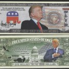 Re-Elect Trump 2020 Million Dollar Bill Fake Play Funny Money