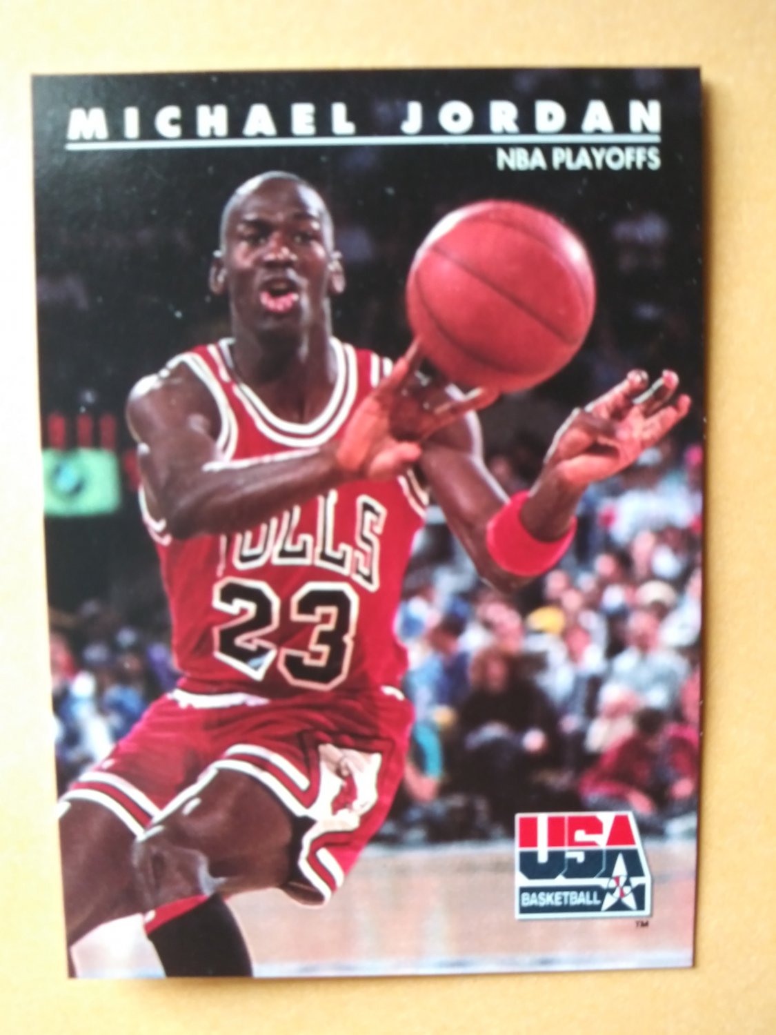 1992 Skybox USA Basketball NBA PLAYOFFS #42 Michael Jordan Chicago Bulls