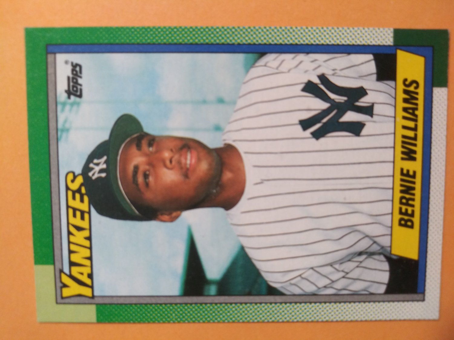 1990 Topps Bernie Williams New York Yankees 701 Baseball Card