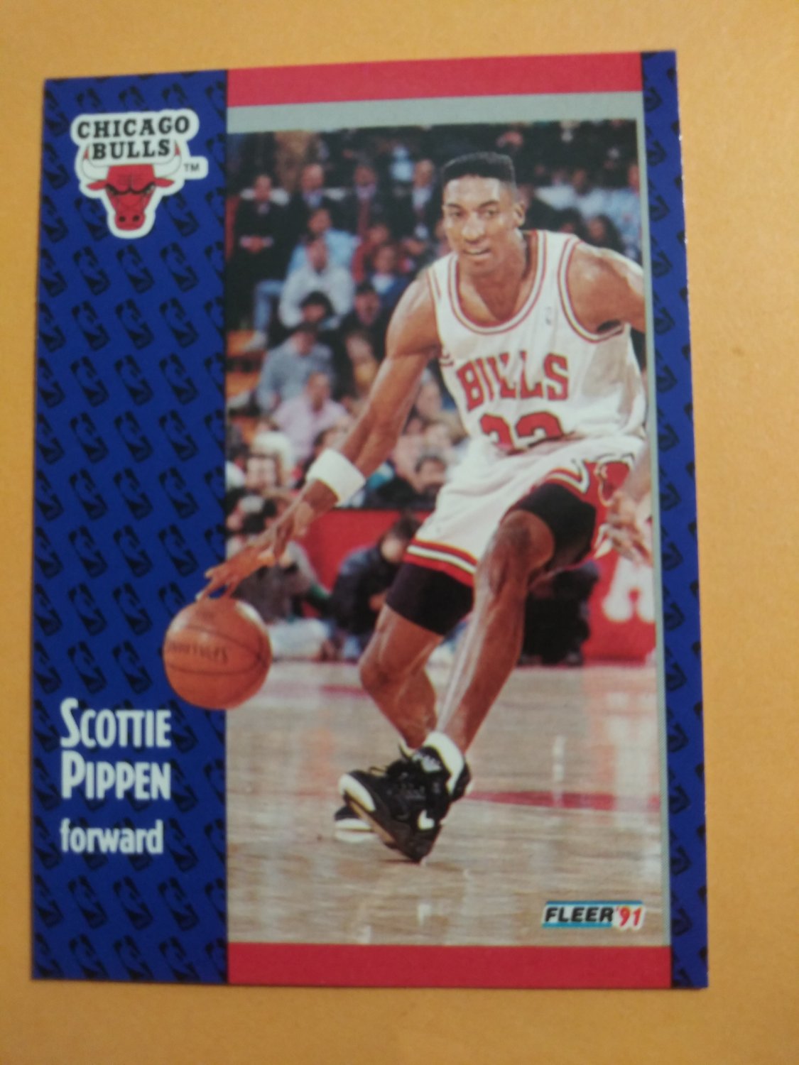 1991 Fleer Scottie Pippen #33 Chicago Bulls