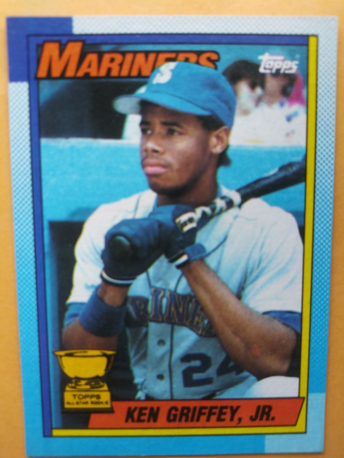 1990 Topps All Star Rookie #336 Ken Griffey Jr Mariners 2nd Year Card