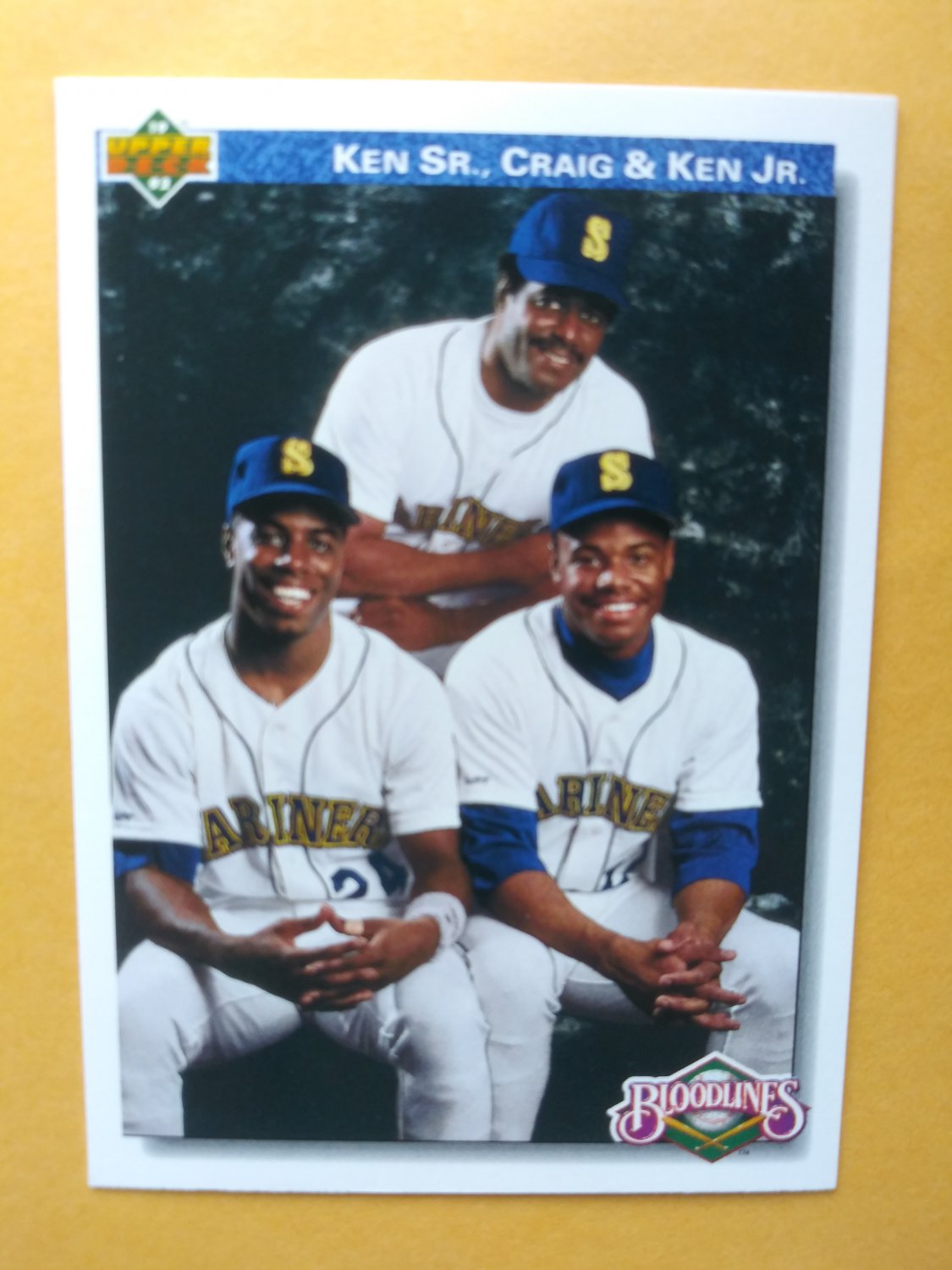 Ken Griffey Jr 1992 Upper Deck 85 Seattle Mariners MLB