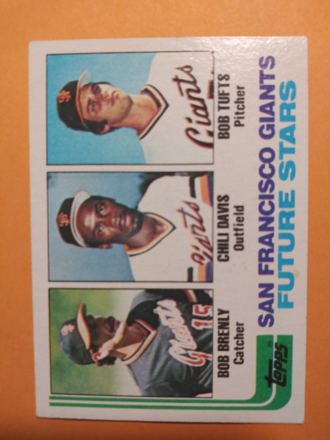 1982 Topps 171 San Francisco Giants Future Stars Chili Davis free
